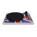 Plattenspieler REGA RP1 Union Jack mit RP1 High Performance Kit