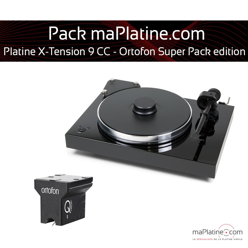 Platine vinyle Pro-Ject X-Tension 9 - Ortofon Super Pack Edition - Noir Platines  vinyles manuelles - Découvrez nos offres