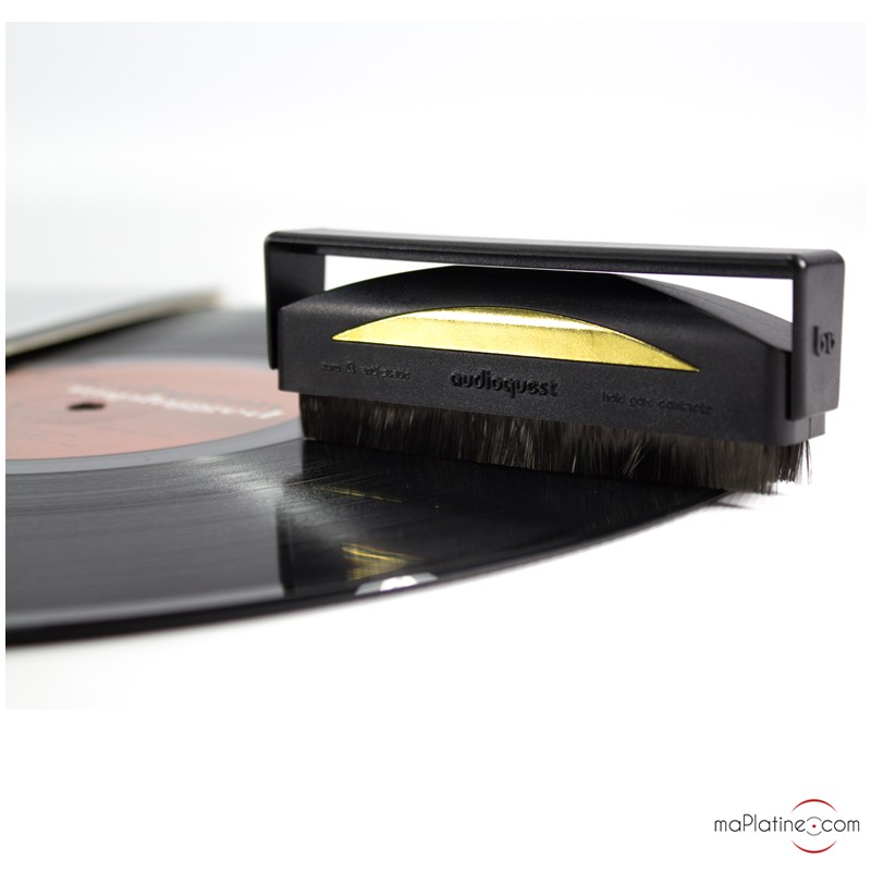 Trousse de nettoyage pour disques vinyle Fluance avec brosse LP et