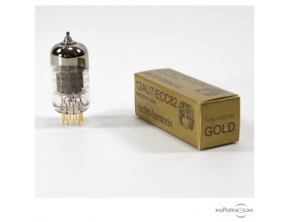Doppeltrioden-Audiovakuumröhre 12AU7-EH Gold von Electro Harmonix