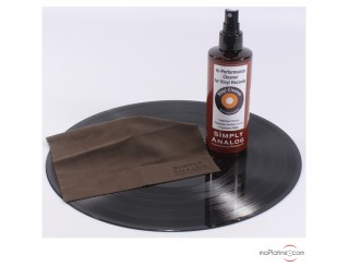 Nettoyant vinyle spray + microfibre Simply Analog