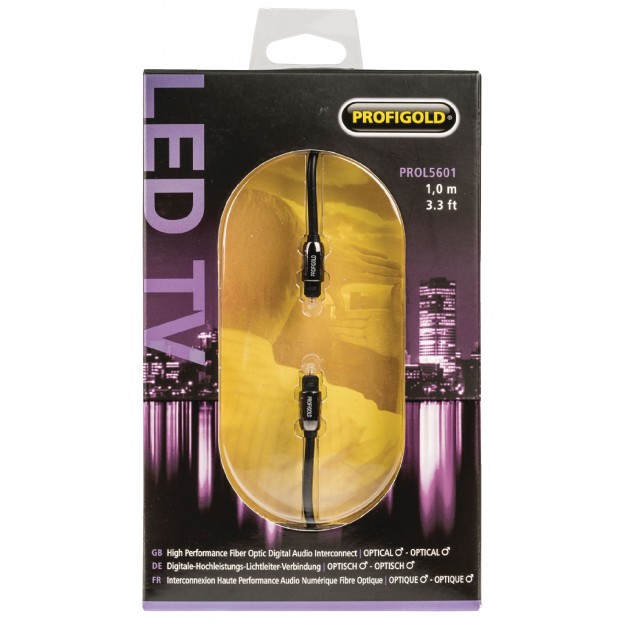 Câble optique Toslink Profigold Câble optique Toslink Profigold
