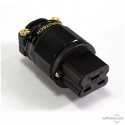 Weibliche IEC-Buchse Furutech FI-31 G 16A aus vergoldetem Kupfer