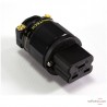 Weibliche IEC-Buchse Furutech FI-31 G 16A aus vergoldetem Kupfer