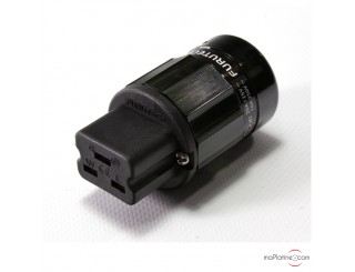 Weibliche IEC-Buchse Furutech FI-32 R 16A aus rhodiniertem Kupfer