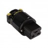Weibliche IEC-Buchse Furutech FI-31 G 16A aus vergoldetem Kupfer