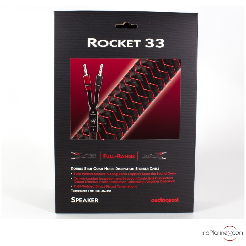 Câbles haut-parleurs Audioquest Rocket 33