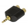 Adaptateur stéréo RCA/Mini Jack