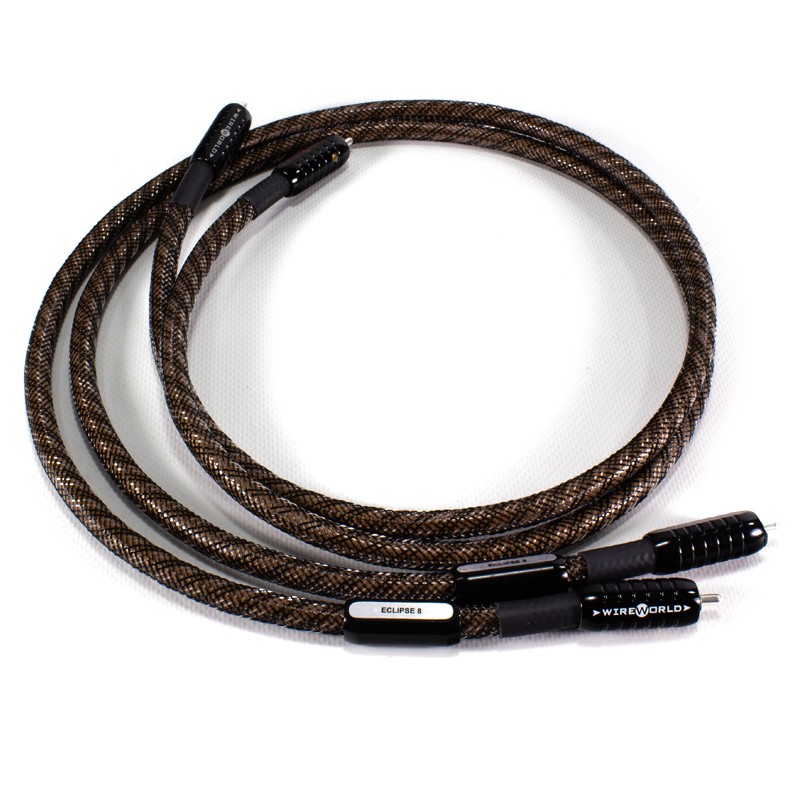 WIREWORLD Micro-Eclipse 8 Tonearm Cable/Female DIN to 2 RCA Males