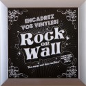 Cadre pour vinyle Rock on Wall