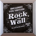 Rahmen für Vinyl Rock on Wall
