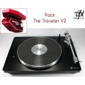 Platin-Plattenspieler-Paket VPI The Traveler V2