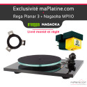 Pack Platine vinyle Rega Planar 3 noire avec cellule Nagaoka MP110