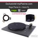 Platine vinyle Rega Planar 6 avec cellule Hana SL + NeO PSU - Noir