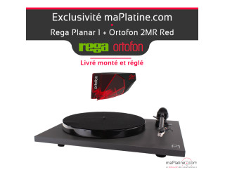 Platine vinyle Rega Planar 1 2M Red SE - Noir
