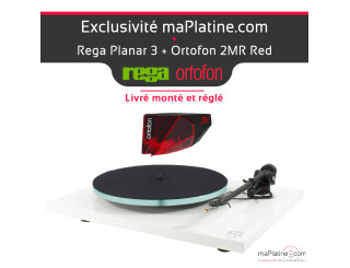 Platine vinyle Rega Planar 3 - 2M Red SE - Blanc