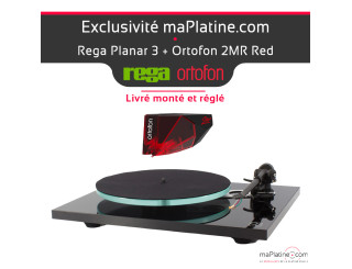Platine vinyle Rega Planar 3 - 2M Red SE - Noir