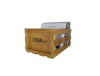 Casier de rangement pour disques vinyles Enova Hi-Fi