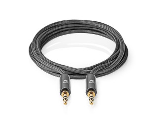 Câble de modulation Nedis Jack:Jack 3.5 Stéréo Câble de modulation Nedis Jack:Jack 3.5 Stéréo