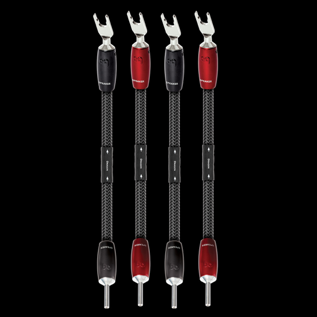 Jumpers Audioquest Dragon fourche - banane Jumpers Audioquest Dragon fourche - banane