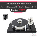 Pack platine vinyle Pro-Ject Signature 10 et cellule MC Ortofon Cadenza Black