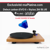 Platine vinyle Pro-Ject EVO II walnut avec stylus 2M BLUE