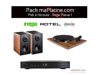 Pack Prêt à l'écoute REGA Planar 1 - blanc
