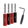 Fiches Bananes Audioquest SureGrip 100 Banana Argent