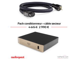 Pack Audioquest conditionneur secteur Niagara 3000 et câble secteur Monsoon