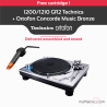 Platine vinyle Technics 1200 GR2 avec 2M Bronze