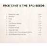 Disque vinyle Nick Cave & the Bad Seeds - Push The Sky Away