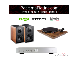 Pack Prêt à l'écoute REGA Planar 1 - blanc