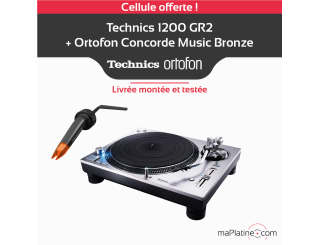 Platine vinyle Technics 1200 GR2 avec 2M Bronze