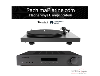 Pack Platine vinyle + amplificateur maPlatine.com