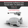 Pack Platine vinyle Acoustic Signature Tornado Neo Argent + Bras TA-2000 Neo 12 pouces