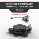 Pack Platine vinyle Acoustic Signature Tornado Neo Noire + Bras TA-1000 Neo 12 pouces
