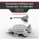 Pack Platine vinyle Acoustic Signature Tornado Neo Argent + Bras TA-1000 Neo 12 pouces