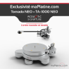 Pack Platine vinyle Acoustic Signature Tornado Neo Noire + Bras TA-1000 Neo 12 pouces