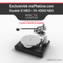 Pack Platine vinyle Acoustic Signature Double X Neo Makassar + Bras TA-1000 Neo 9 pouces