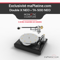 Pack Platine vinyle Acoustic Signature Double X Neo Noire + Bras TA-500 Neo 9 pouces