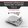 Pack Platine vinyle Acoustic Signature Maximus Neo Argent + Bras TA-500 Neo 9 pouces