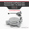 Plattenspieler-Set Acoustic Signature Hurricane Neo Silber + Tonarm TA-1000 Neo 12 Zoll