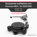 Pack Platine vinyle Acoustic Signature Hurricane Neo Noir + Bras TA-1000 Neo 12 pouces
