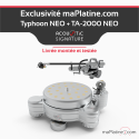 Platin Schallplattenspieler Set Acoustic Signature Typhoon Neo Silber + Tonarm TA-2000 Neo 12 Zoll