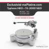 Pack Platine vinyle Acoustic Signature Typhoon Neo Argent + Bras TA-2000 Neo 12 pouces