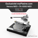 Platinum Plattenspieler Acoustic Signature Verona Neo Schwarz + Tonarm TA-1000 Neo 12 Zoll