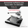 Pack Platine vinyle Acoustic Signature Verona Neo Noir + Bras TA-1000 Neo 12 pouces