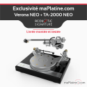Pack Platine vinyle Acoustic Signature Verona Neo Noir + Bras TA-2000 Neo 12 pouces