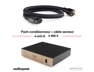 Pack Audioquest conditionneur secteur Niagara 3000 et câble secteur Monsoon