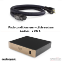 Audioquest-Paket Stromaufbereiter Niagara 3000 und Stromkabel Monsoon